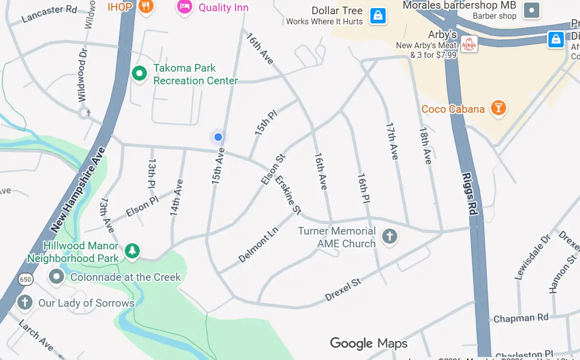Carole Highlands Neighborhood Map